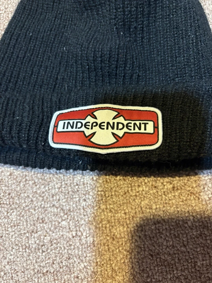 Gorro parche negro monopatín independiente vintage años 2000 Foto 2 de 4