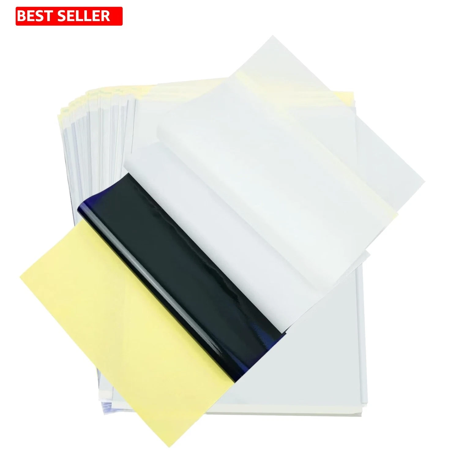 Tattoo Transfer Paper 50 Sheets Stencil A4 Size Professional Durable Supply Kit - product detail image 1