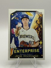 JACOB MISIOROWSKI 2026 Topps Heritage RC The Enterprise Insert #TE-JMI Brewers