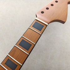 24inch roasted Maple Big head Guitar Neck 22 Fret Block Inlay part matte