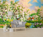 3D Baum Rasen H473 Tapete Wandbild Selbstklebend Abnehmbare Aufkleber Sinsin