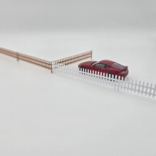 1/76 Scale Picket Fencing "Various Colours" OO Gauge