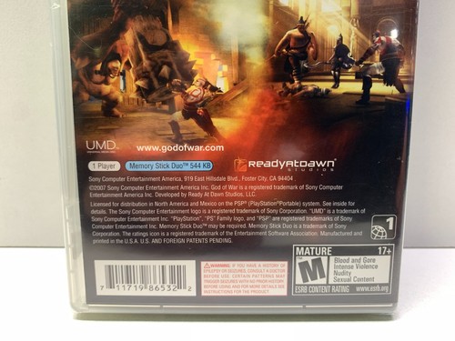 GOD OF WAR CHAINS OF OLYMPUS - SONY PSP - NEW SEALED NTSC-USA VERSION VERY RARE - Imagen 3 de 17