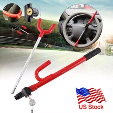 Steering Wheel Lock The Club Twin Hooks Anti Theft Universal Car Van Truck SUV