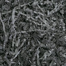 Crinkle Cut Paper Shred Filler 1/2 LB for Gift Wrapping  Filling - Slate Gray