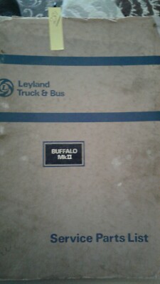 British Leyland Truck and Bus Buffalo Mk2 Service Parts List (2BU52 32ATR)