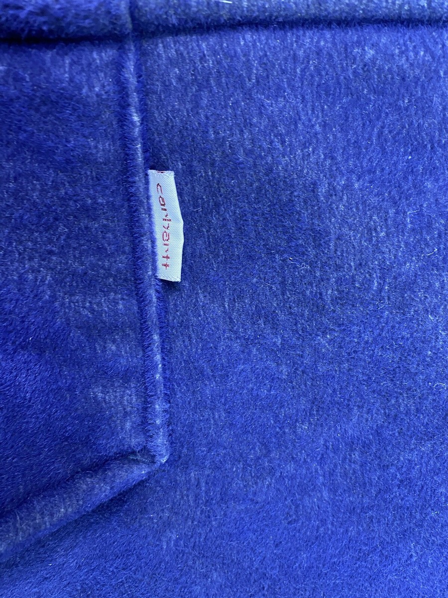 Vintage 80s Carhartt Velour Bushed Velvet Parker Bomber Jacket