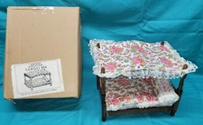 Concord Miniatures Single Canopy Bed #2187 Scale 1:12 Bedding Pillow New In Box 