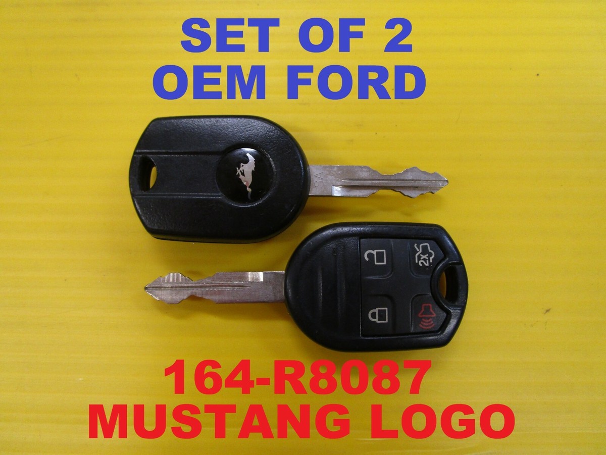 Set Of 2 Used Cut OEM 2010-2014 Ford Mustang Keys 164-R8087