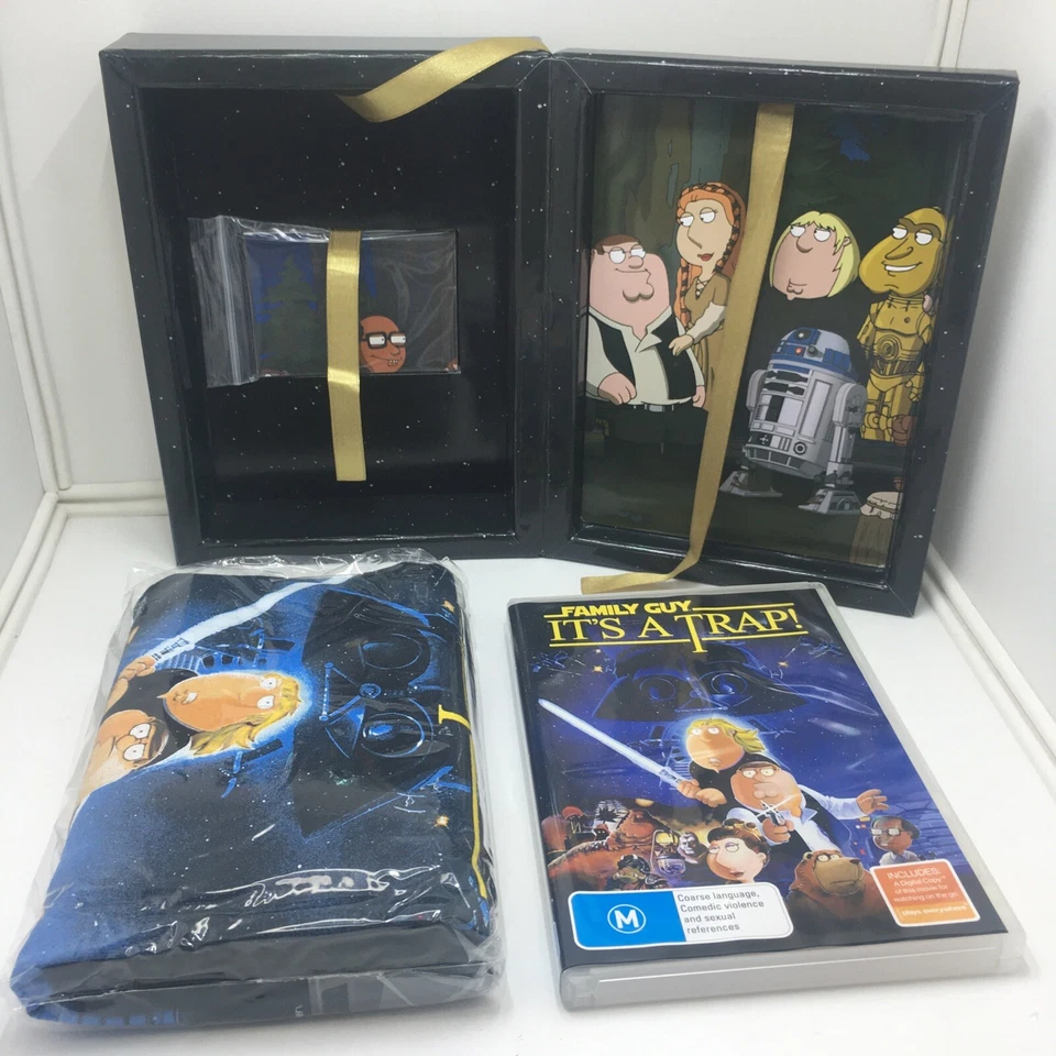 Family Guy Its A Trap DVD Star Wars Box Set Complete Set With Unopened T-shirt - image 2 of 4