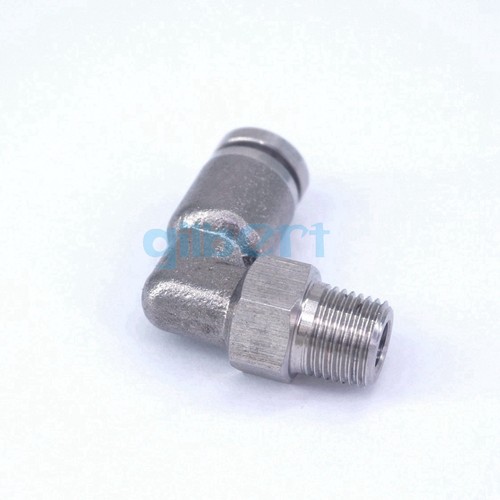 Multiple Tube * BSP Stainless Pneumatic Male Elbow Connector Push In Fitting - Picture 16 of 56