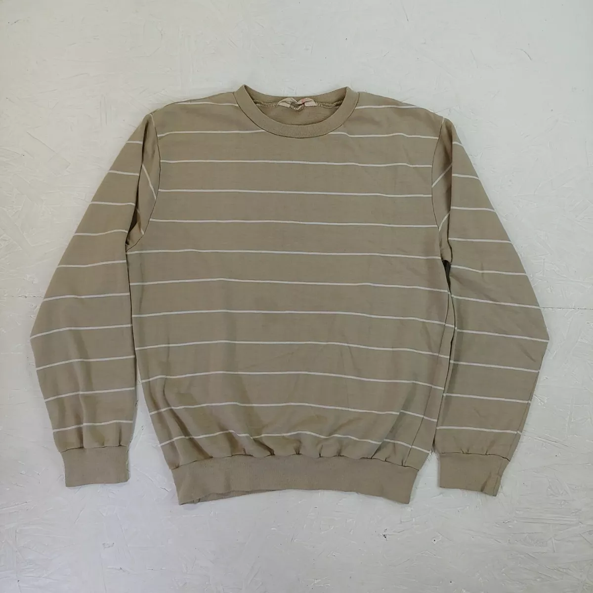 Vintage Sears sweatshirt pullover size med Large striped skate