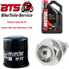 Economy Kit 4L Oil, Filter, Drain Plug Fits Honda CBR Super Blackbird 1