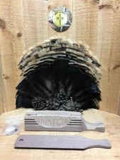 H-Halfmoon Box Call Kit Walnut w/ Sycamore sides w/ Walnut Lid Unfinished