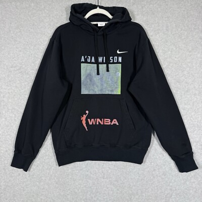 A'ja Wilson x Nike WNBA MVP Artist Hoodie Size Small Black Mtn