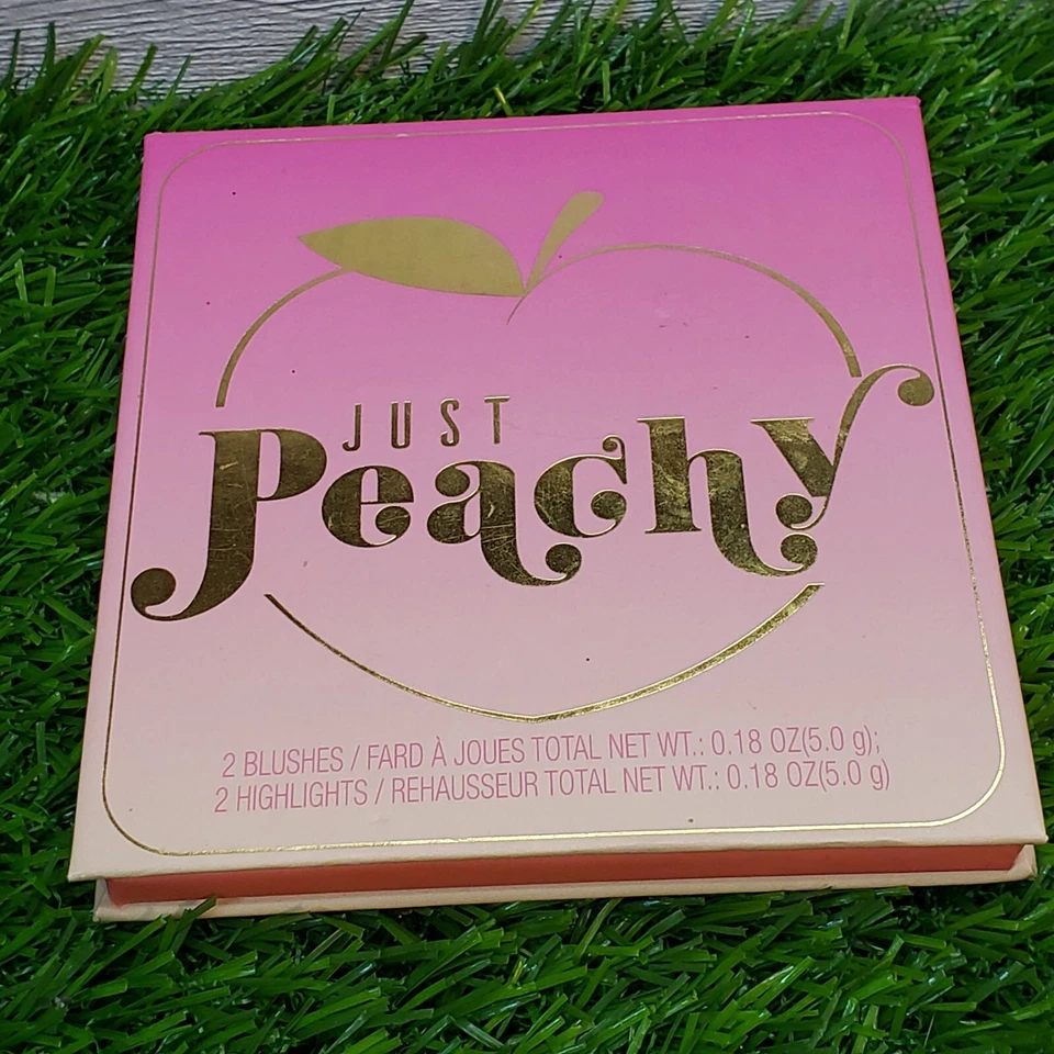 Markwins - JUST PEACHY - (2) resaltado y (2) paleta de rubor - 4x 5g/.18 oz Foto 3 de 4