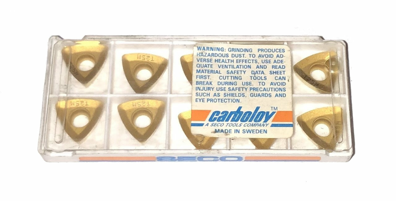 10+SECO+218.19200E08+CARBIDE+INSERTS.+GRADE+T25M+D265 for sale online