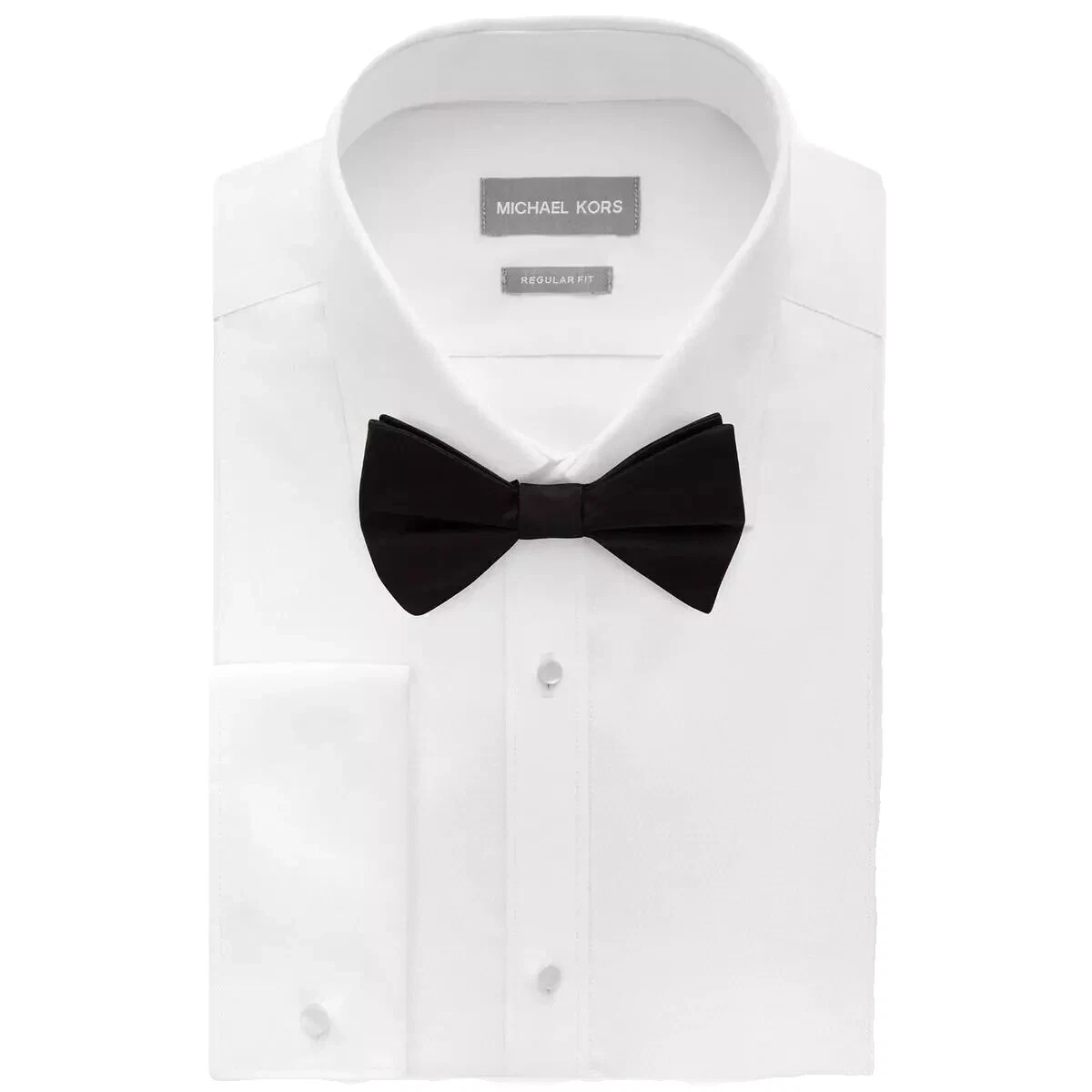 Camisas de Vestir Sólida Michael Kors Blanco para hombres