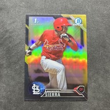 2016 Bowman Chrome Prospects Black & Gold Refractor Magneuris Sierra #BCP212