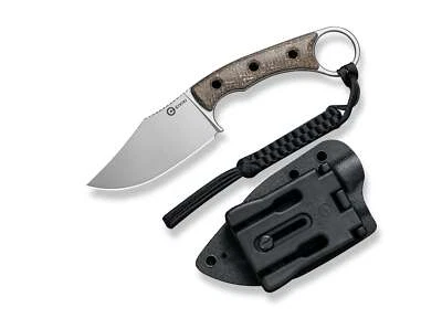 CIVIVI Midwatch Micarta Brown Outdoormesser Neck Knife Halsmesser - 02WE051