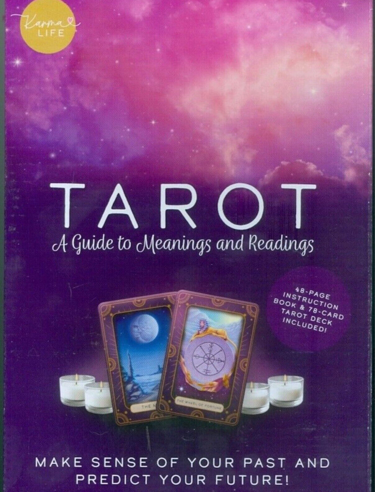 Tarot A Guide To Meaning And Readings 48 Page Book And 78 Card Tarot Card Deck