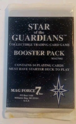 RARE 1995 Star of the Guardians (1) 14 Card Booster Pack CCG TCG by Mag ...