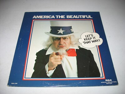 America The Beautiful ( Lets Keep it That Way) RCA Records PRS-330 2 LP Set VG++