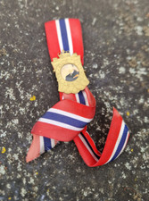 Norwegen Patriotischer Anh&auml;nger K&ouml;nig Olav V.