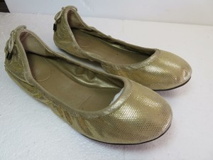 cole haan gold flats