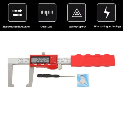 Stainless Steel Measuring Tool 0-150mm Digital Brake Disc Rotor-Gauge Caliper