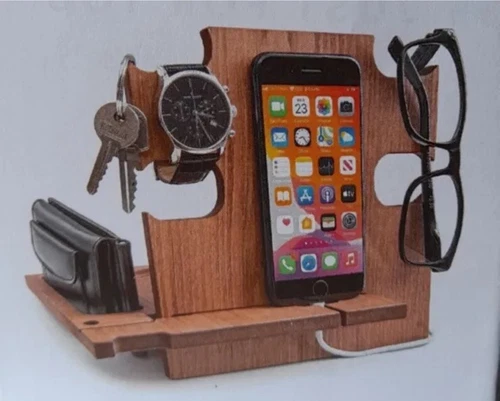 Personalized Organizer Handmade in Italy- THOMAS For Him Gift -Docking Station