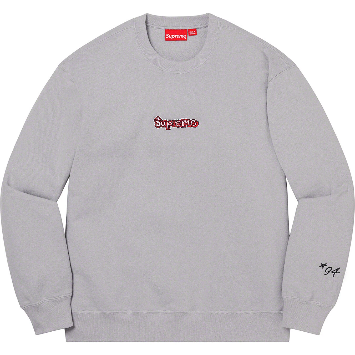 Supreme NYC The Gonz Logo Sweat Rare crewneck L sweatshirt Grey Large SS21