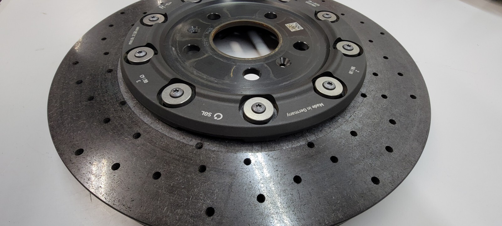 LAMBORGHINI HURACAN LP610 PERFORMANTE EVO REAR RIGHT CERAMIC DISC OEM 4S0615602A