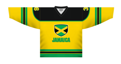 Team Jamaica Yellow Ice Hockey Jersey Custom Name and Number | eBay