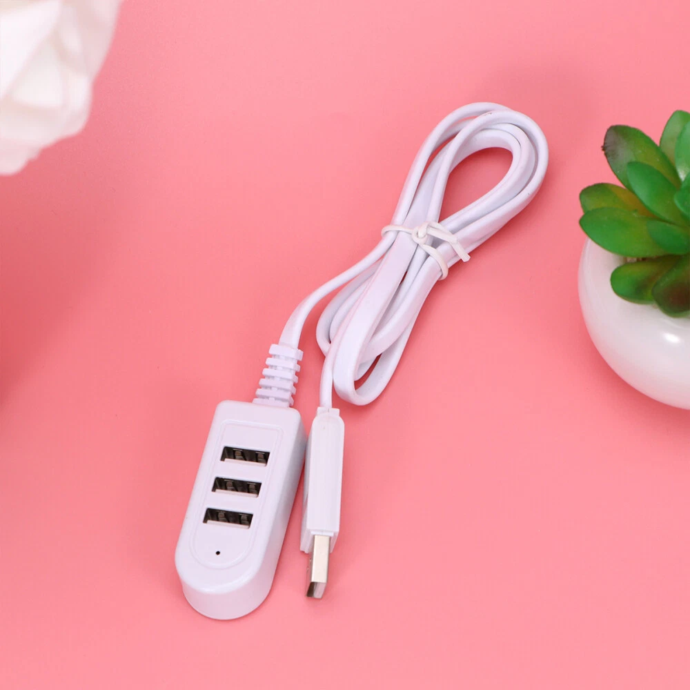Ultra Slim 4-Port USB 3.0 Hub with Power Adapter for Fast Data Transfer