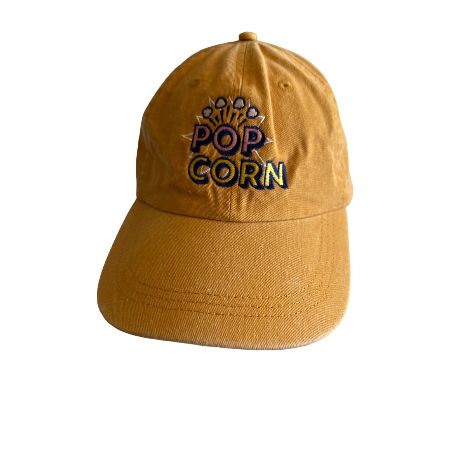 Pop Corn Yellow Hat Cap Adjustable - image 1