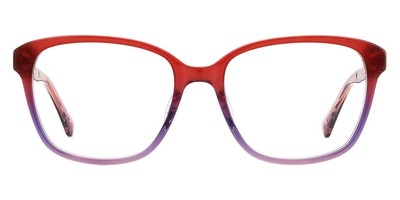 Kate Spade ACERRA Eyeglasses Women Red Violet Square 52mm New 100% Authentic