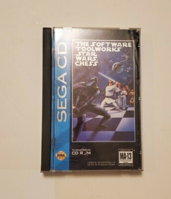 The Software Toolworks' Star Wars Chess CIB Complete TESTED Sega CD Game