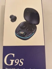 G9S EAR BUDS DARK BLUE TRUE WIRELESS CHARGE BOX,SPLIT WIRELESS DESIGN