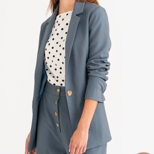 Petite Studio NYC Veda Blue Blazer - XS 