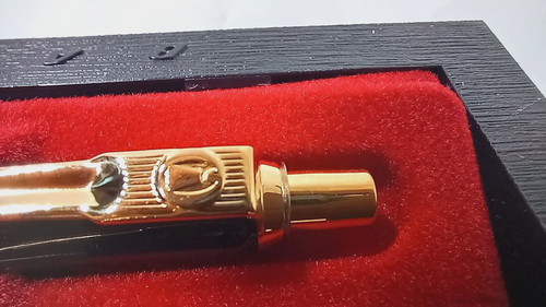 BALLOGRAF~EPOCA BALL POINT SET PENNA & MATITE+PENNA BARLOW~BMG-WEST~NERO - Foto 10 di 19