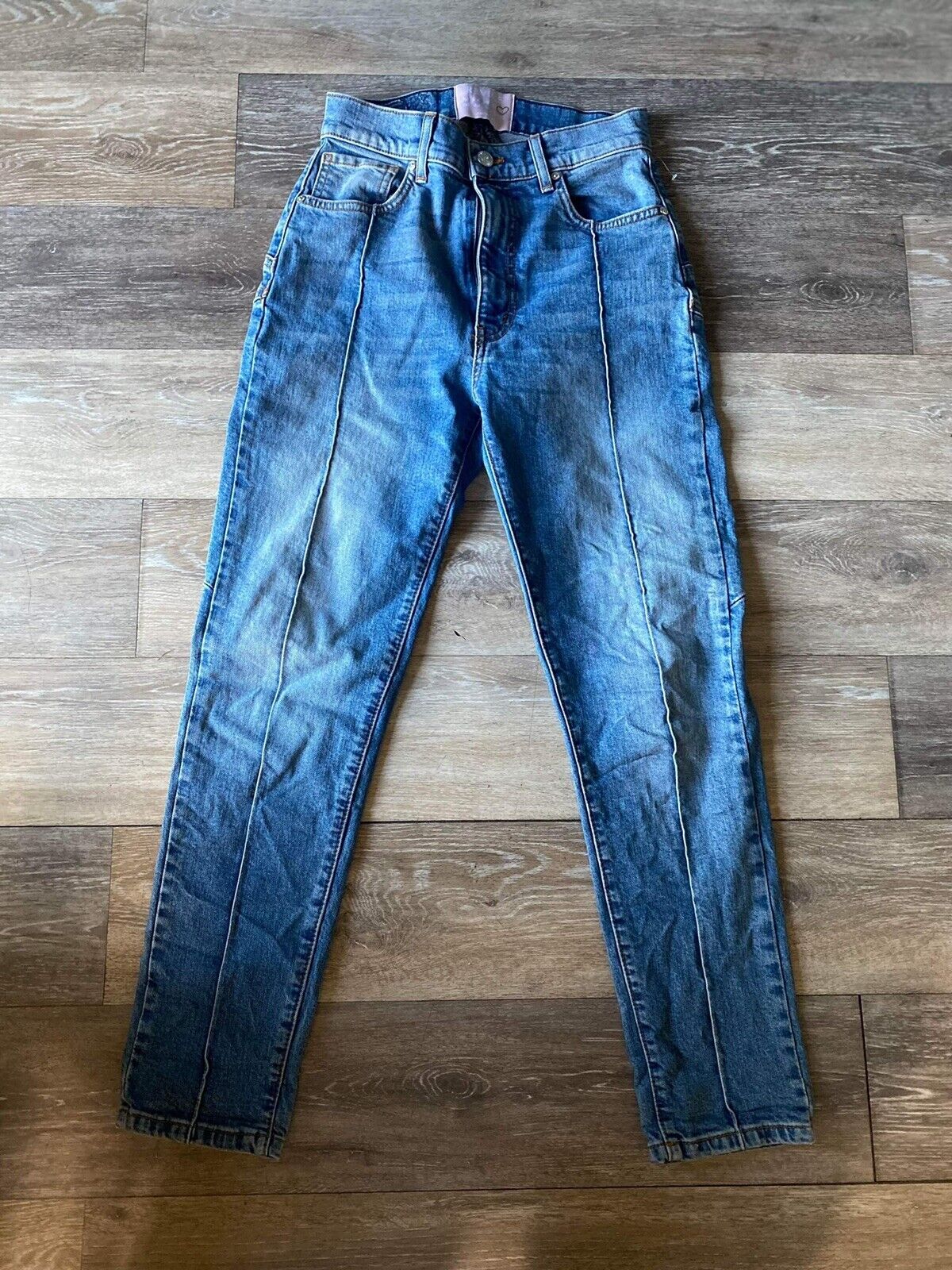 Vergelijking aanraken Verst Revice Denim Blue Jeans Venus Flares Star Mid Rise USA | eBay