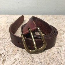 G&uuml;rtel Leder & Messing Echtleder Dameng&uuml;rtel vintage Mode Accessoires