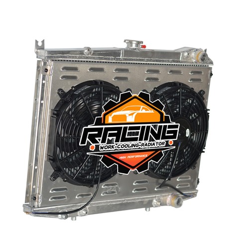 Radiator+Shroud Fan for 1986-2004 1987 1988 02 Nissan D21 Pathfinder Pickup 2.4L - Picture 3 of 7