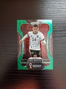 Jamal Musiala - 2022 Panini Prizm FIFA World Cup #108 - GREEN WAVE PRIZM