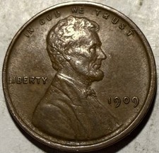 1909 P Lincoln Wheat Penny BU BN Beauty T409