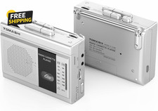 Cassette Player Tape Recorder FM Radio with Built-In Speaker,Microphone F-315B