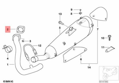 2007 BMW R1200RT K26 Rear Luggage Rack & Grab Handles 46547681144