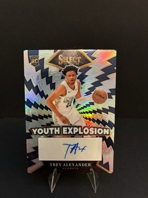 2025 Panini Select - Youth Explosion Signatures Trey Alexander #YE-TAX (AU, RC)