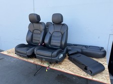 Front Rear Seat Seats Black Leather Heated Porsche Macan Turbo 2015-2018 Oem Front Rear Seat Seats Black Leather Heated Porsche Macan Turbo 2015-2018 Oem